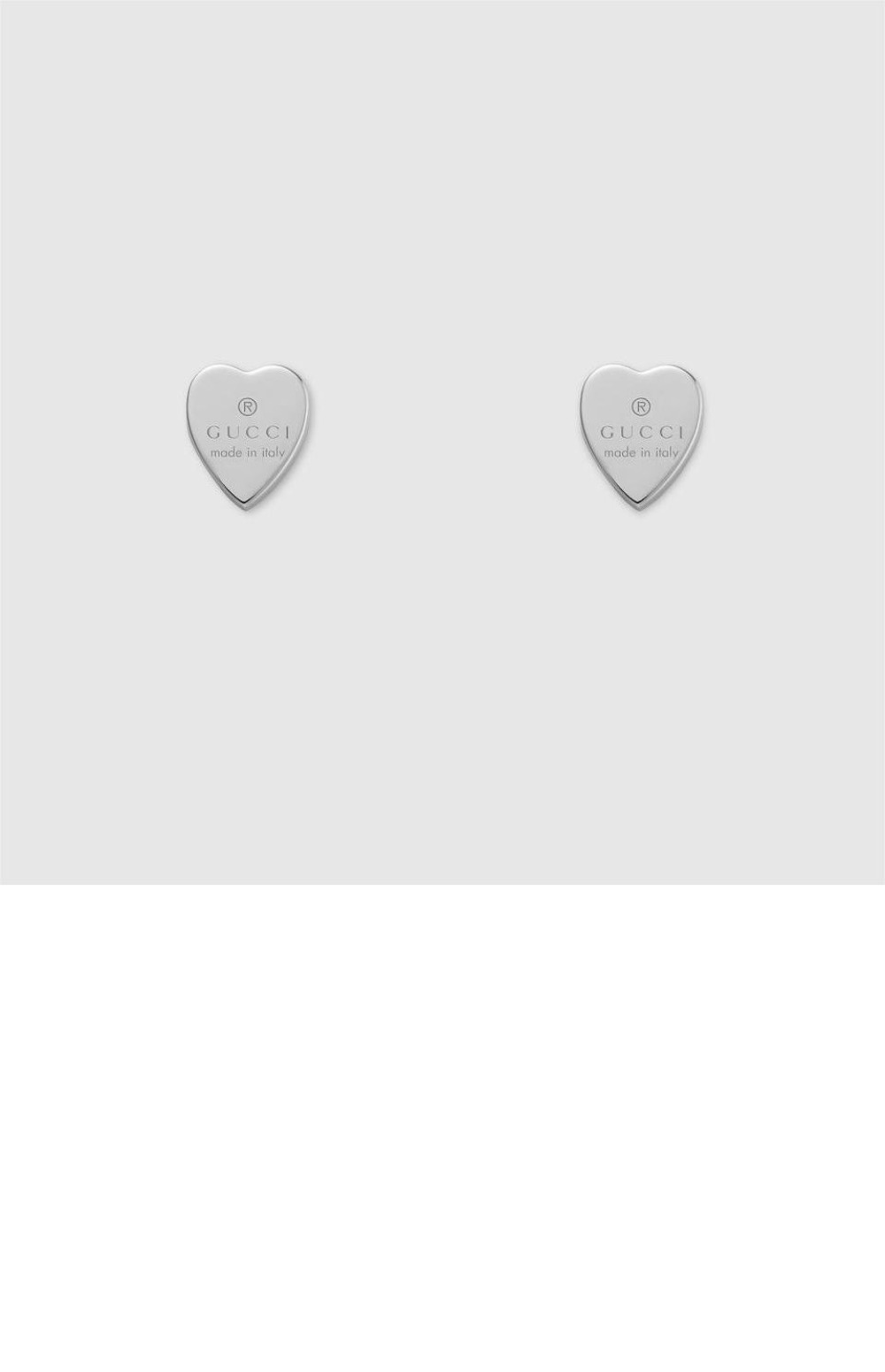 구찌 트레이드마크 하트 모양 귀걸이 223990