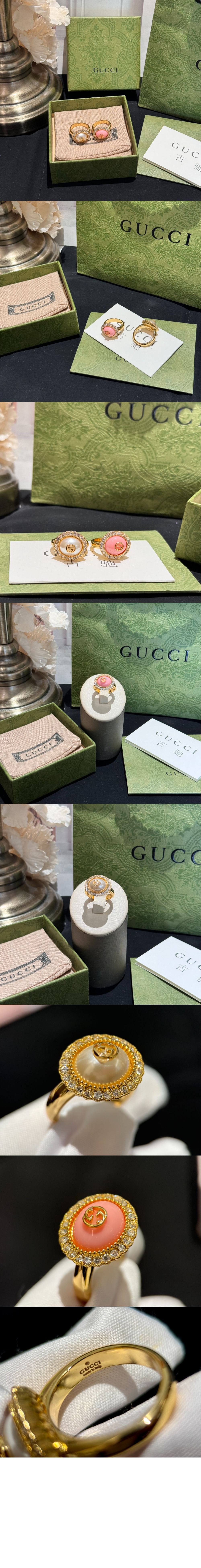 구찌 인터로킹 반지 753903