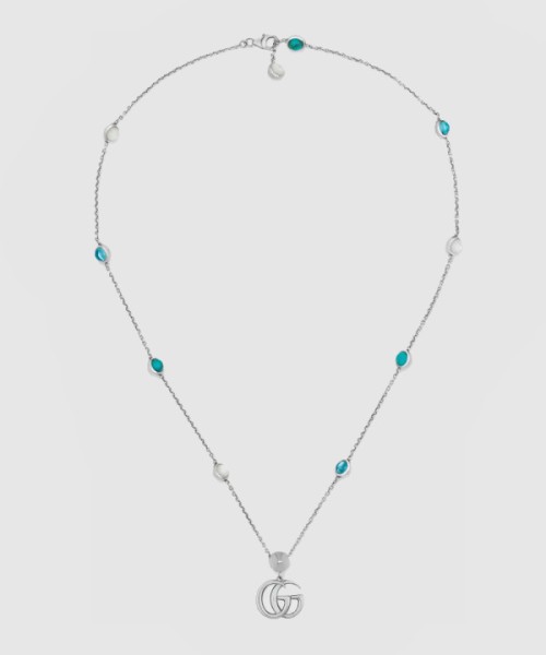 구찌 더블 G 자개 목걸이 527399