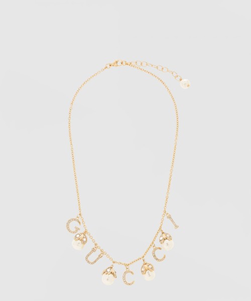구찌 진주 장식 목걸이 753969