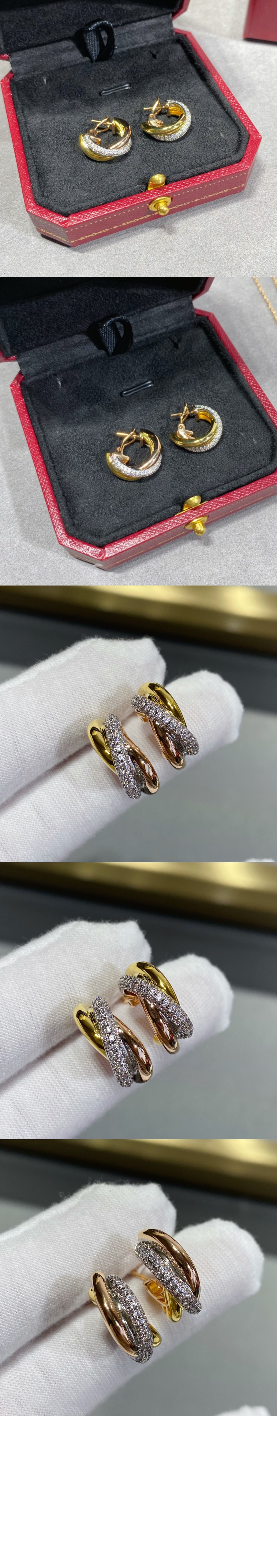 까르띠에 트리니티 귀걸이 B8031900