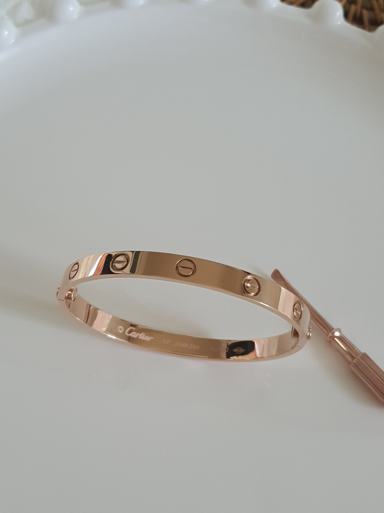 까르띠에 팔찌 로즈골드
