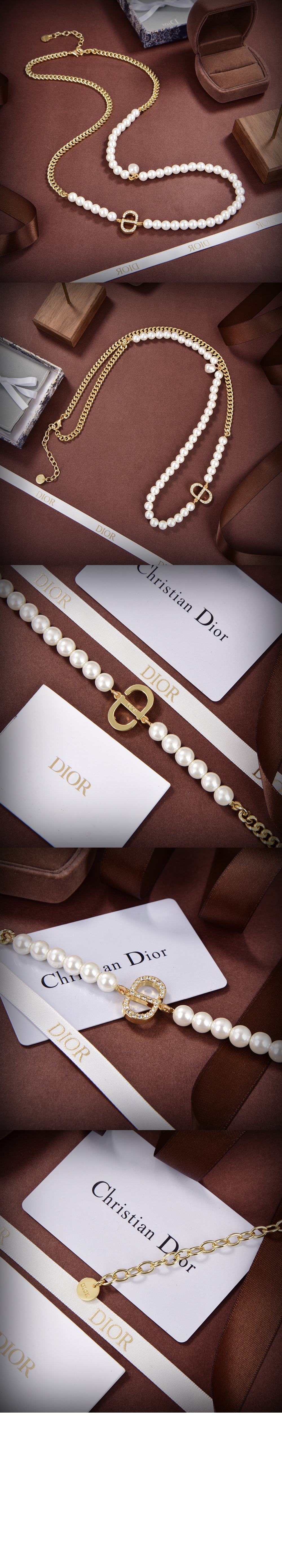 디올 30 Montaigne 롱 목걸이 N2044