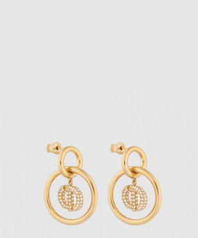 디올 Dior CD Navy 귀걸이 E1651