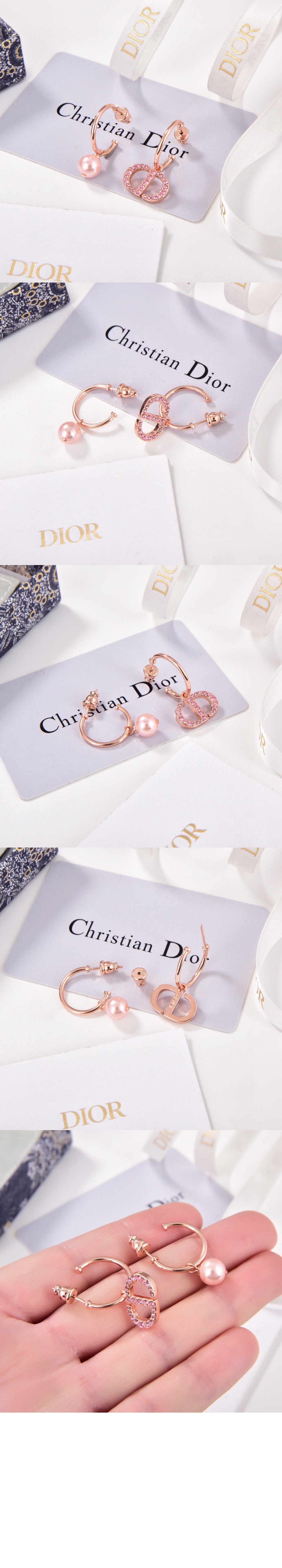 디올 Petit CD 귀걸이 E1548