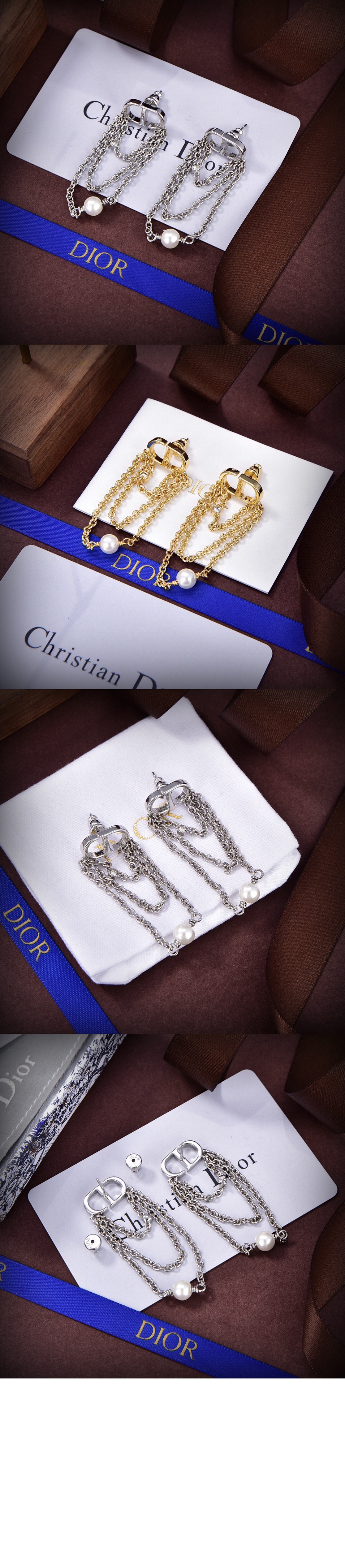 디올 Petit CD 귀걸이 E2424