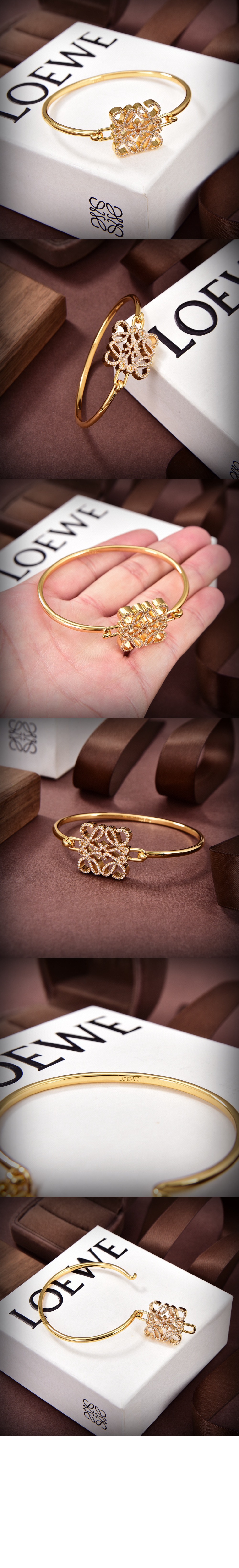 로에베 페이브 애너그램 오픈 브레이슬릿