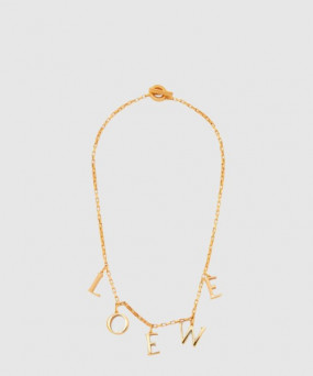 로에베 알파벳 목걸이