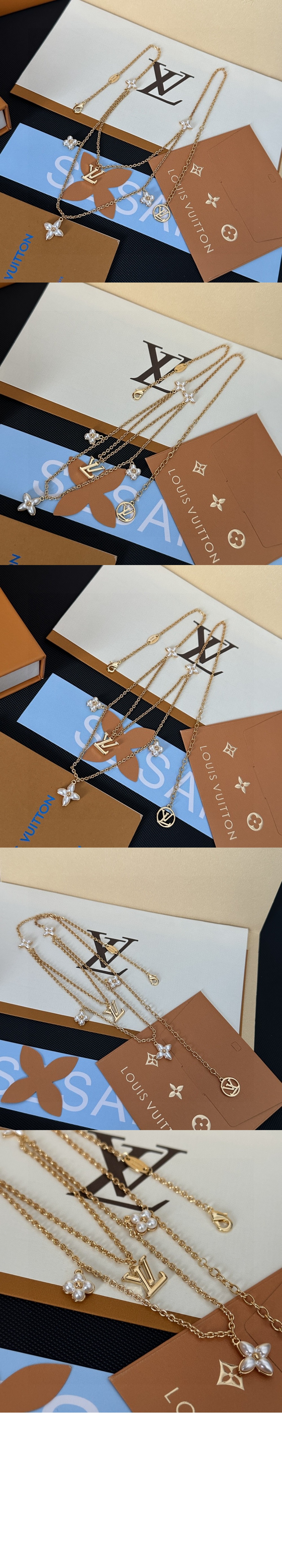 루이비통 LV 플로라그램 목걸이 M00981