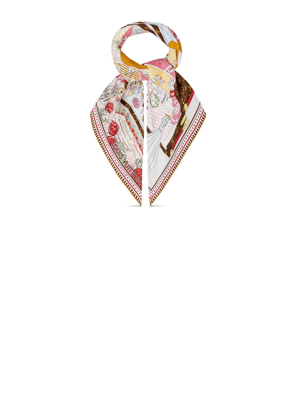 루이비통 비비엔 월드 스퀘어 90 M78127