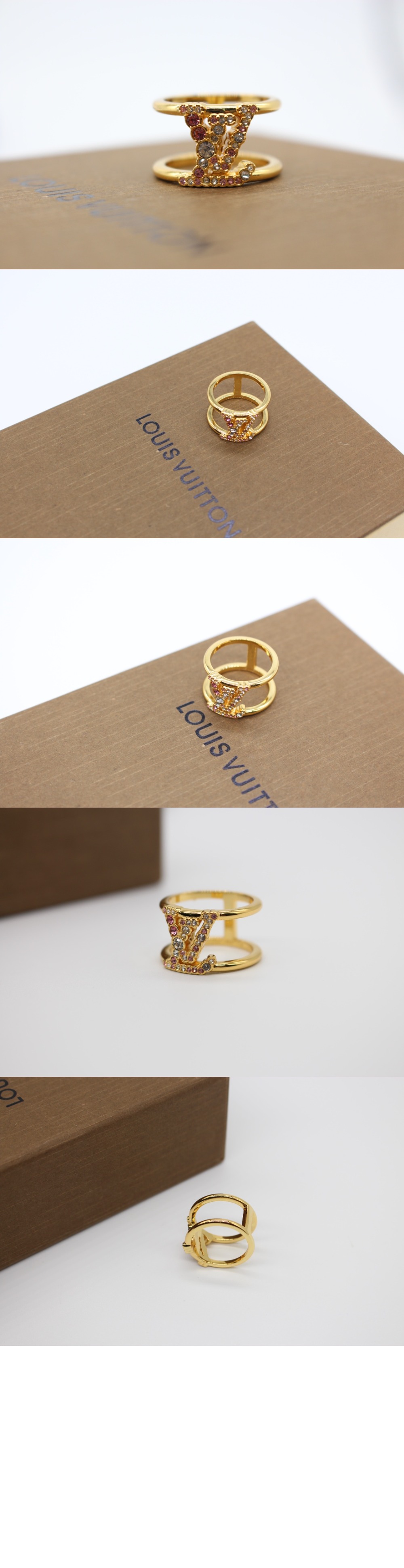 루이비통 LV 아이코닉 트레조 반지 M1223M