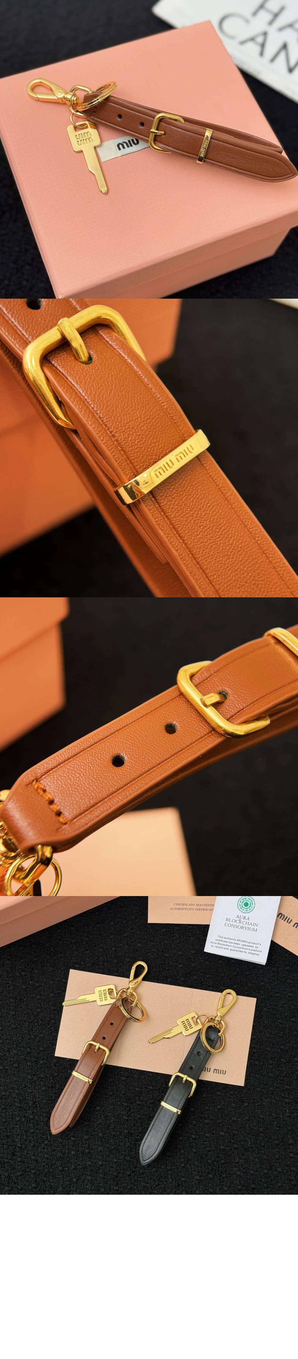 미우미우 가죽 트릭 5TT176