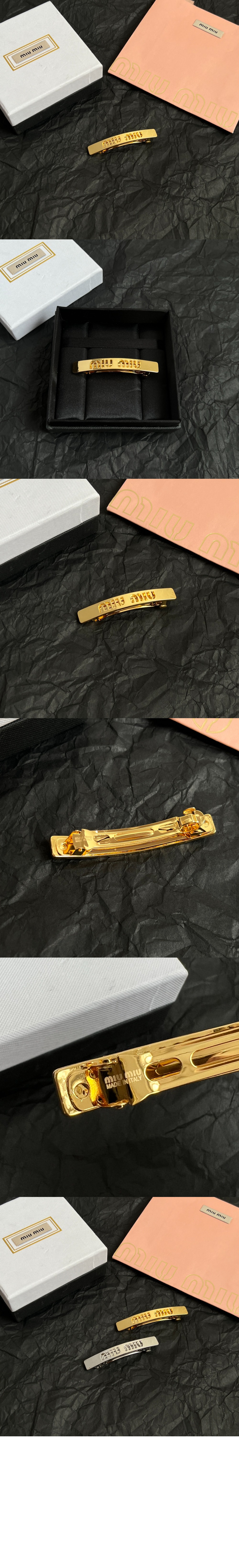 미우미우 머리핀 5JF090