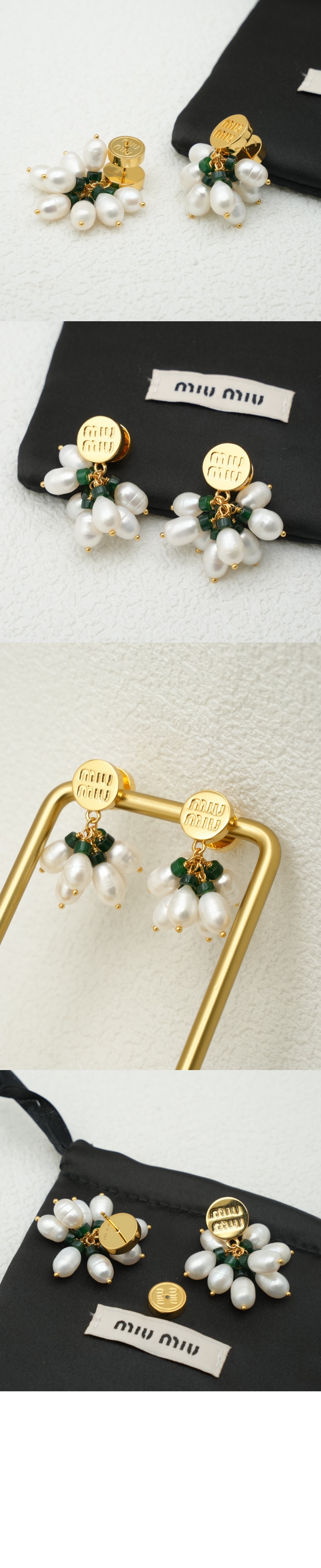 미우미우 메탈 이어링 5IO200