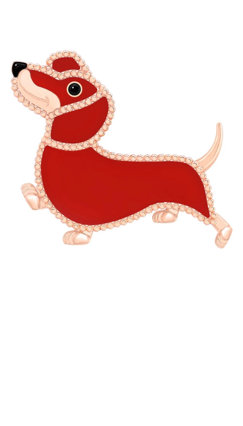 반클리프 럭키 애니멀 닥스훈트 클립 9RW00