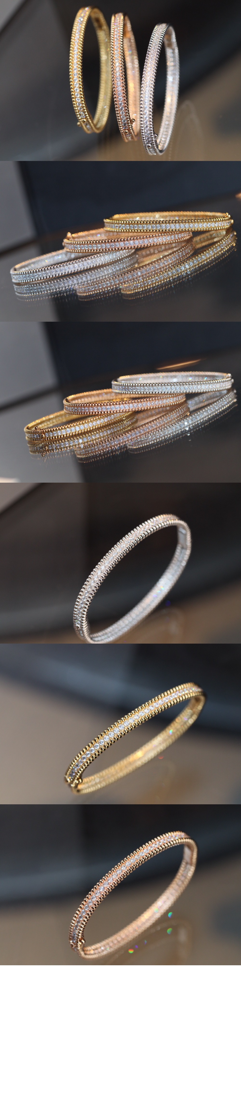 반클리프 뻬를리 다이아몬드 브레이슬릿 27K00