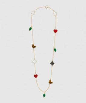 반클리프 럭키 알함브라 롱 네크리스 80100