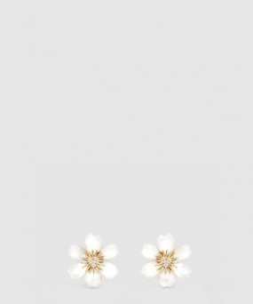 반클리프 로즈 드 노엘 귀걸이 7RV00