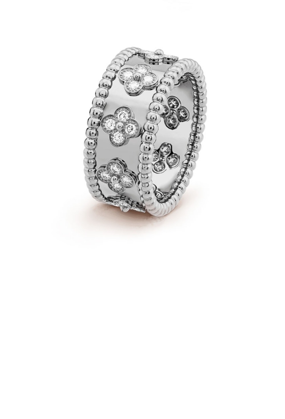 반클리프 빼를리 클로버 반지 9ND00