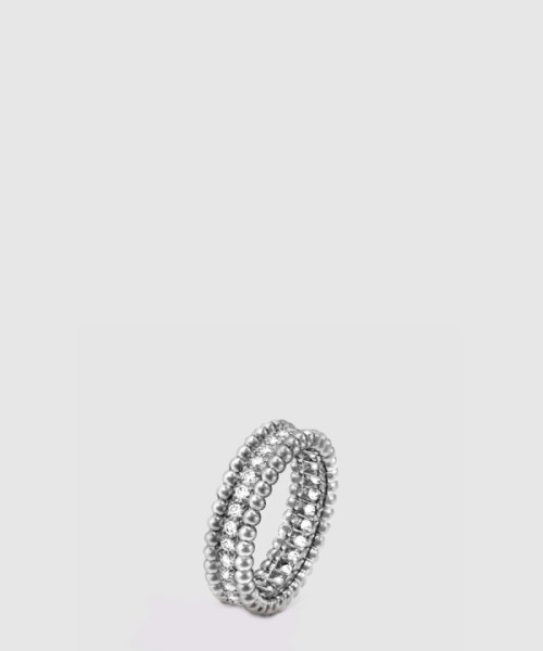 반클리프 빼를리 다이아몬드 반지 4E200