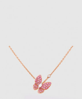 반클리프 투 버터플라이 목걸이 3M200