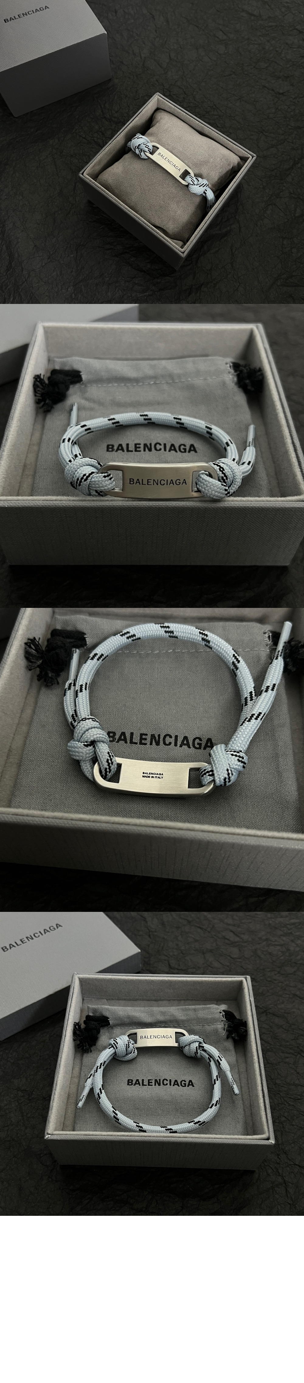 발렌시아가 플레이트 팔찌 656418 420000