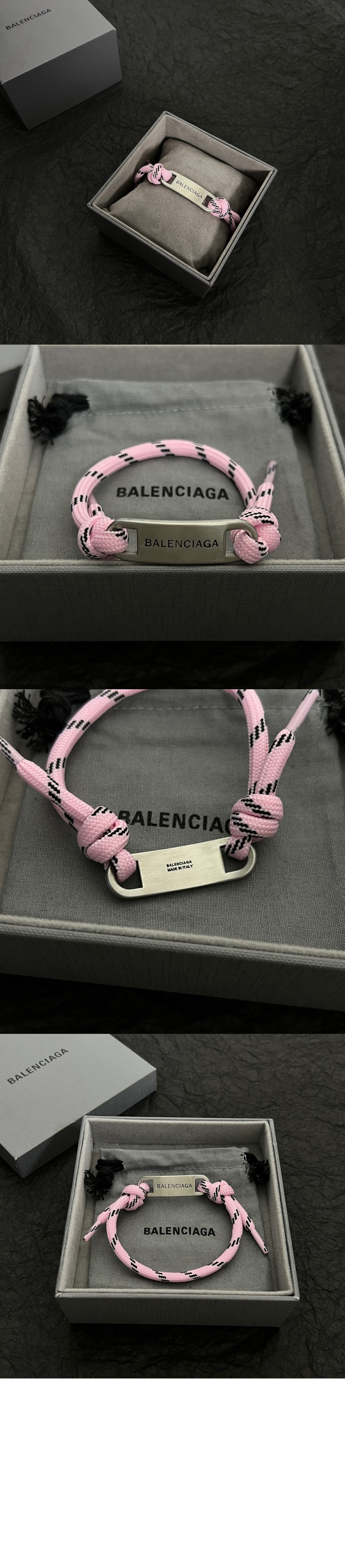 발렌시아가 플레이트 팔찌 656418 420000