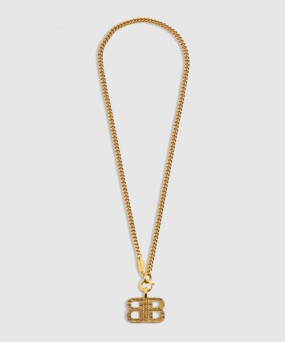 발렌시아가 텍스처드 목걸이 782981