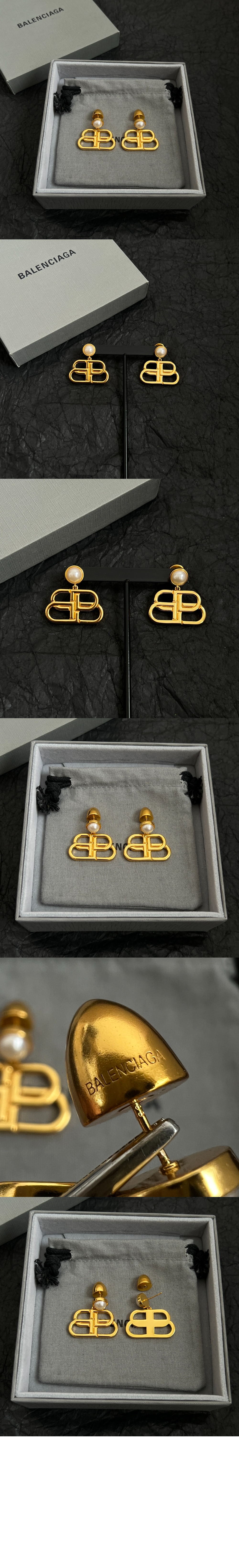 발렌시아가 진주 귀걸이 657184