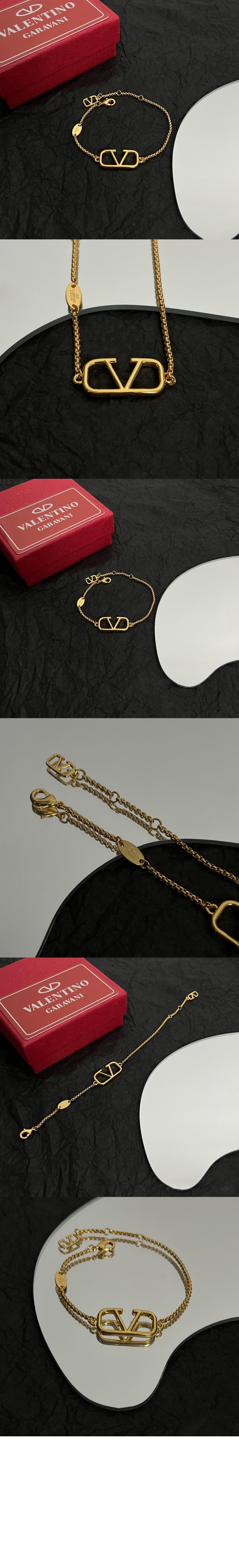 발렌티노 브이로고 시그니처 메탈 브레이슬릿