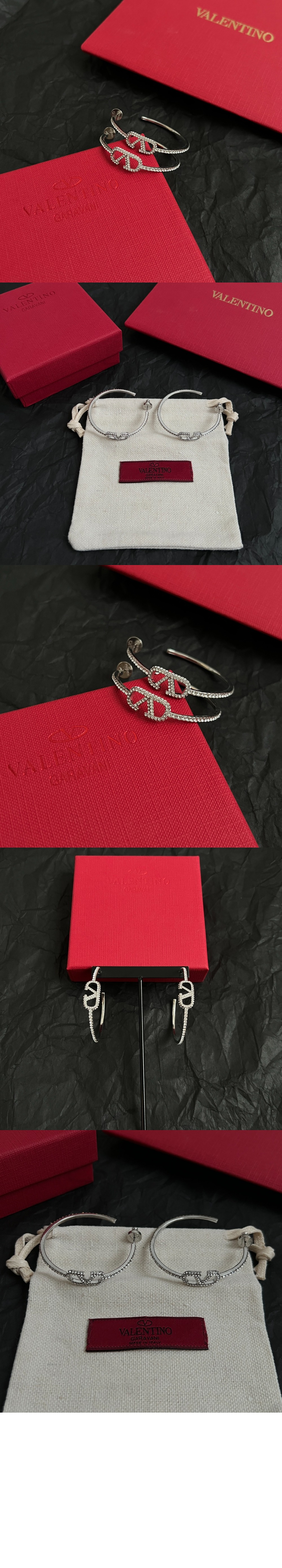 발렌티노 크리스털 이어링