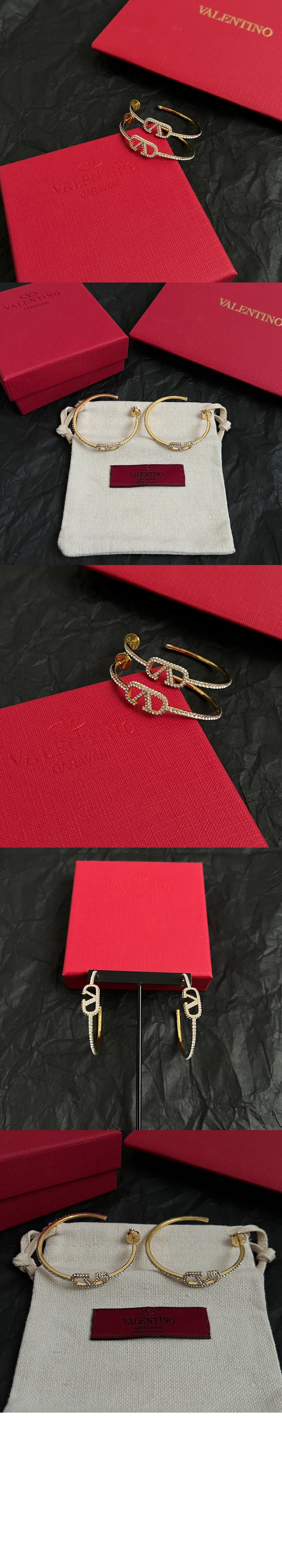 발렌티노 크리스털 이어링