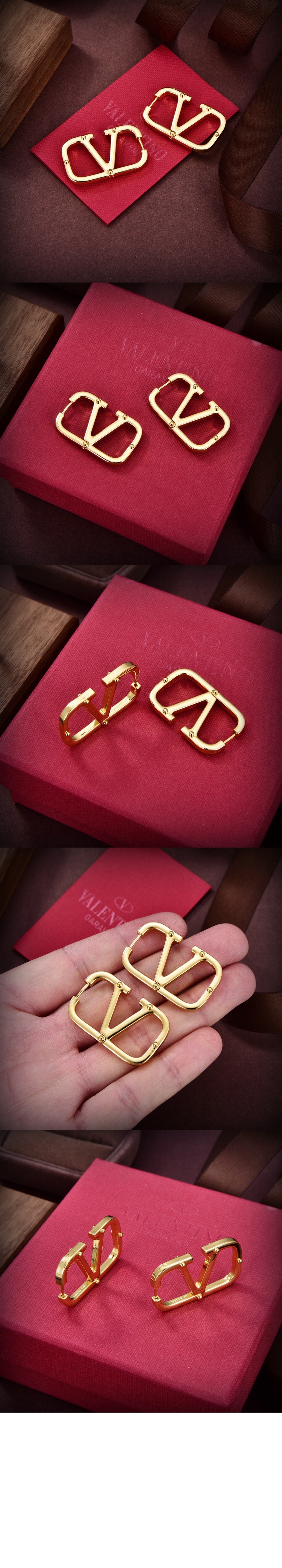 발렌티노 브이로고 시그니처 이어링