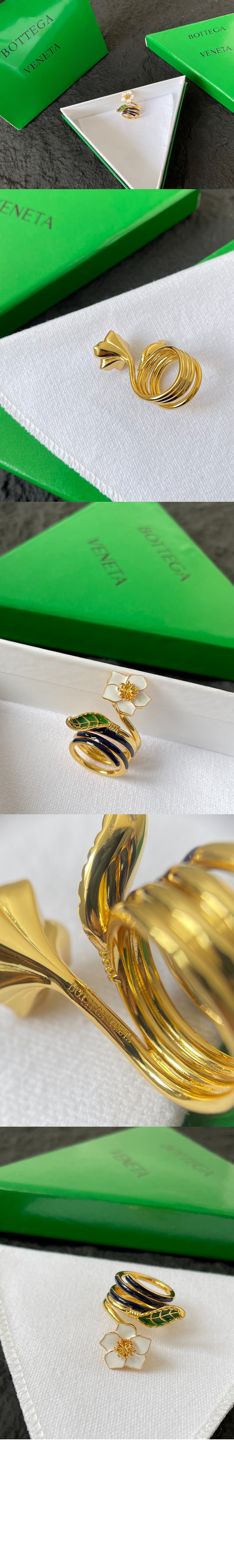 보테가베네타 플라워 링 786149