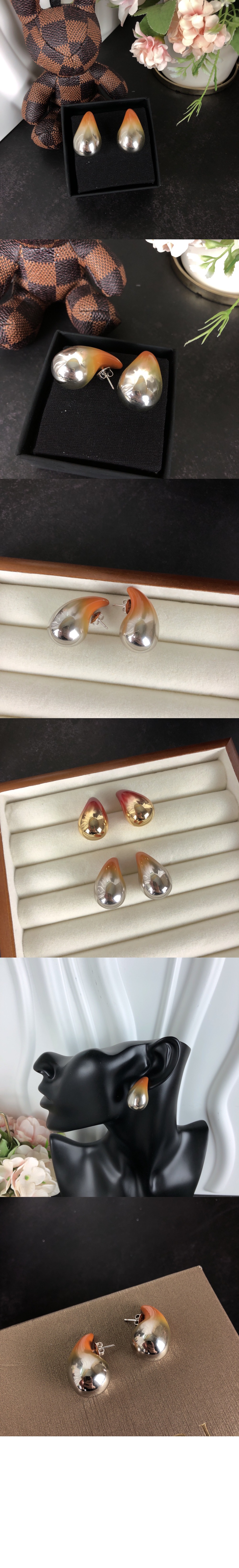 보테가베네타 라지 드롭 이어링 765251