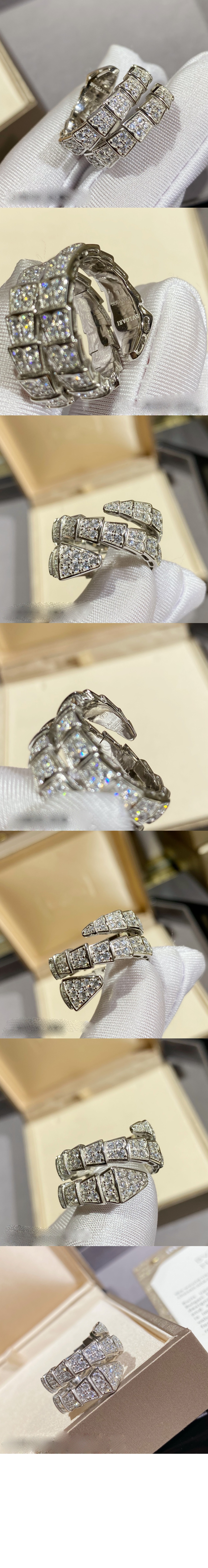 불가리 세르펜티 바이퍼 반지 345226