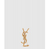 생로랑 메탈 소재의 CASSANDRE YSL 브로치 652410