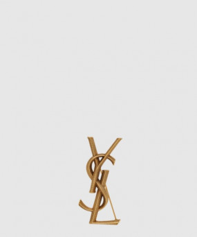 생로랑 메탈 소재의 CASSANDRE 스네이크 브로치 700582