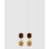생로랑 이중 스퀘어 드롭 귀걸이 747469