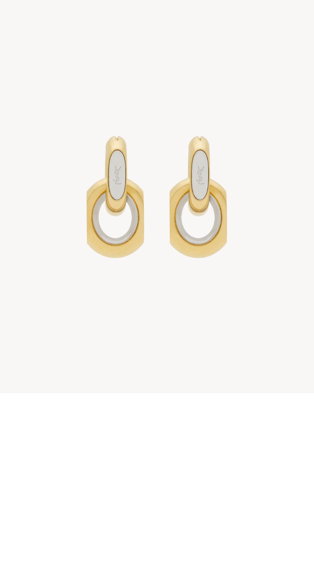 생로랑 메탈 소재의 CASSANDRE 듀오 링크 778541