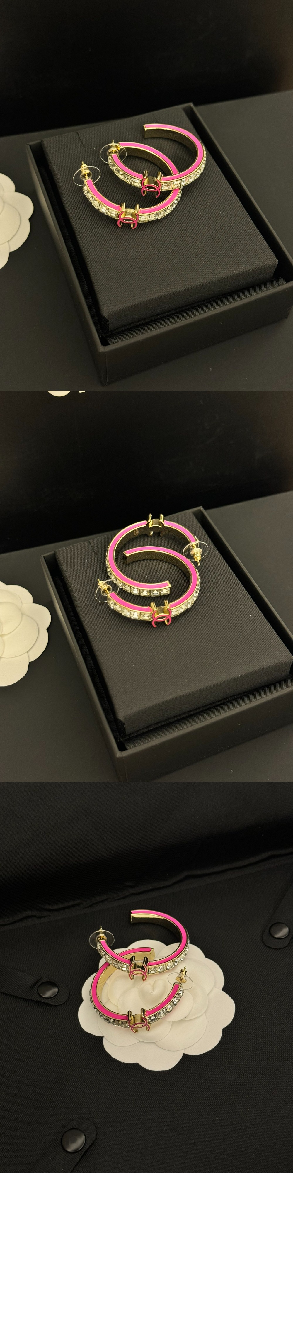 샤넬 후프 귀걸이 ABC558