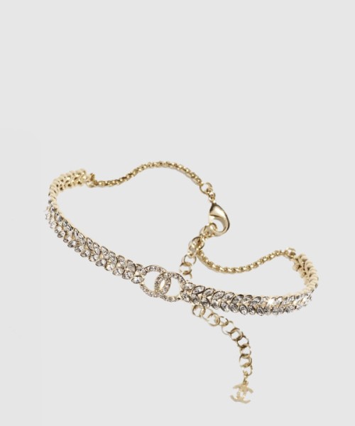 샤넬 CC 로고 크리스탈 초커 ABA559