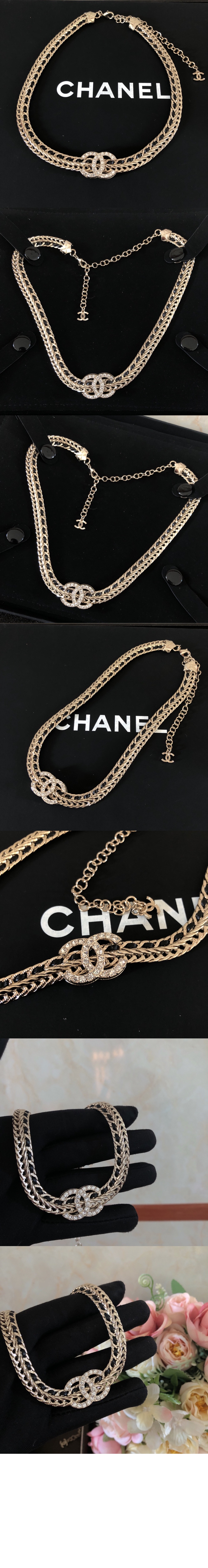 샤넬 네크리스 AB8307