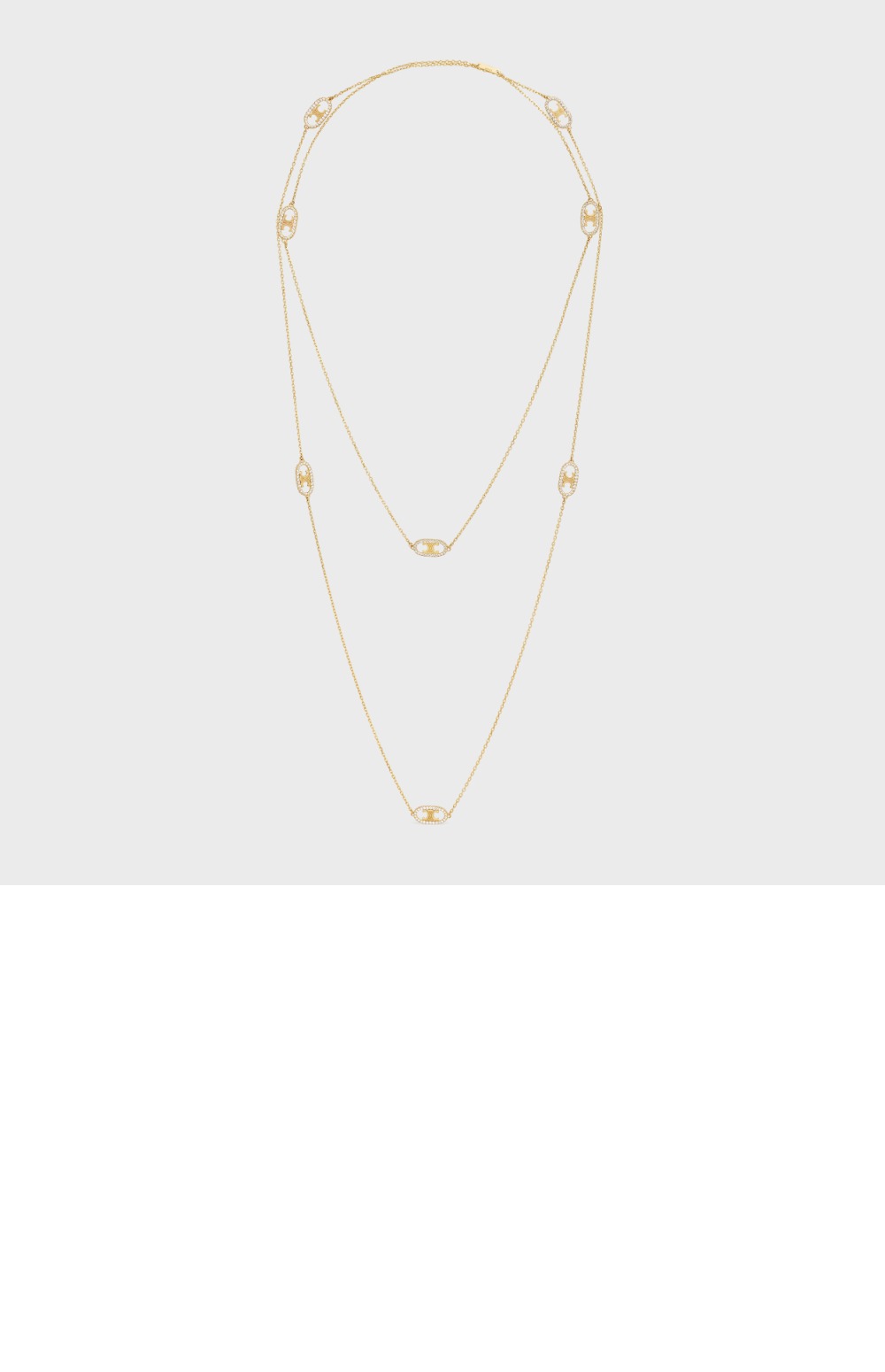 셀린느 마이용 트리옹프 목걸이 46Z556