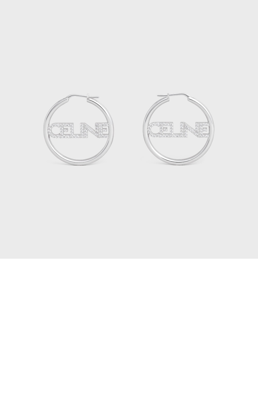 셀린느 모노크롬 스트라스 귀걸이 460YU6