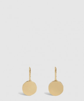 셀린느 메달 귀걸이 골드 다이아몬드 46Q796