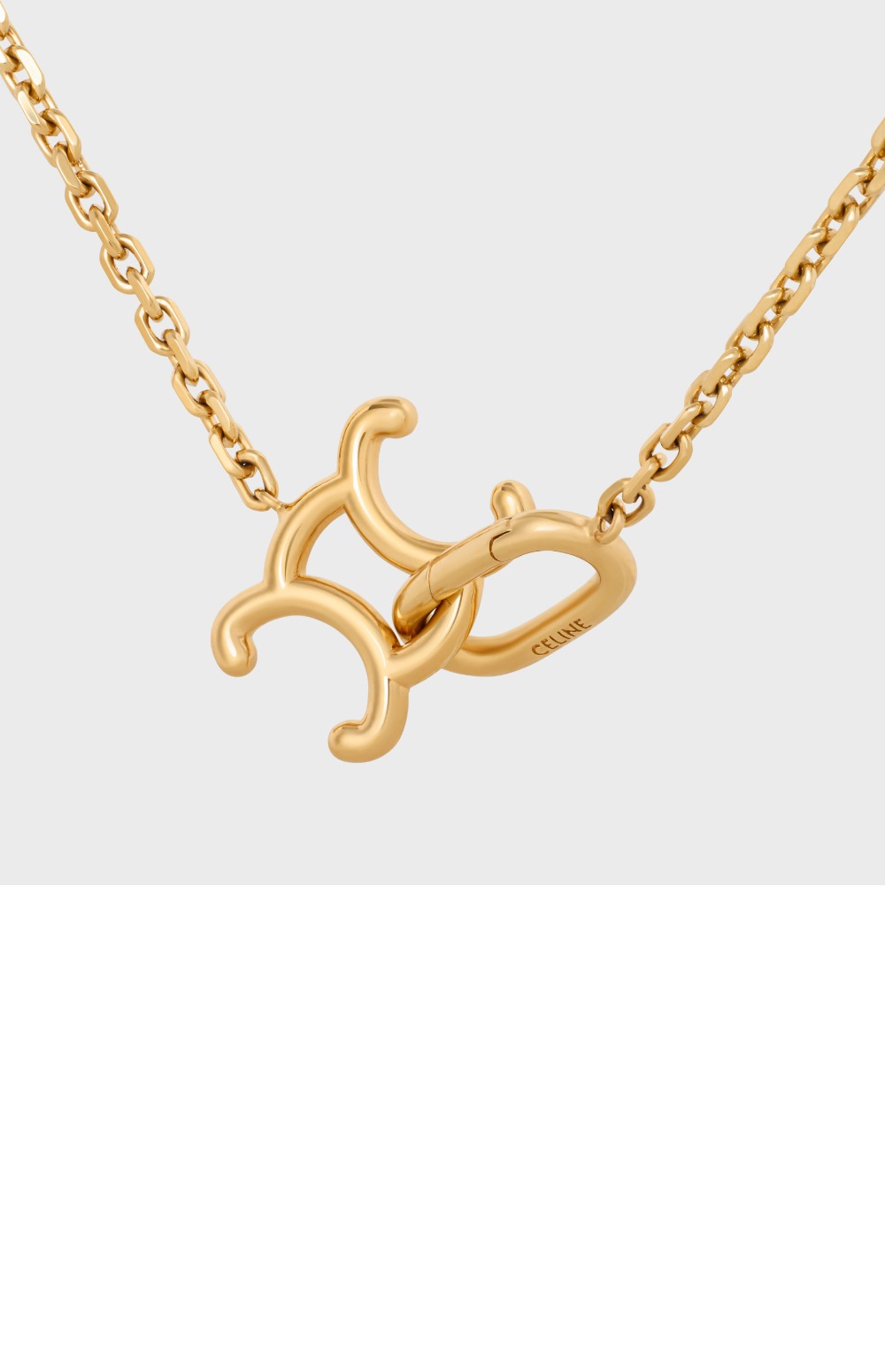 셀린느 트리옹프 락 목걸이 460XG6