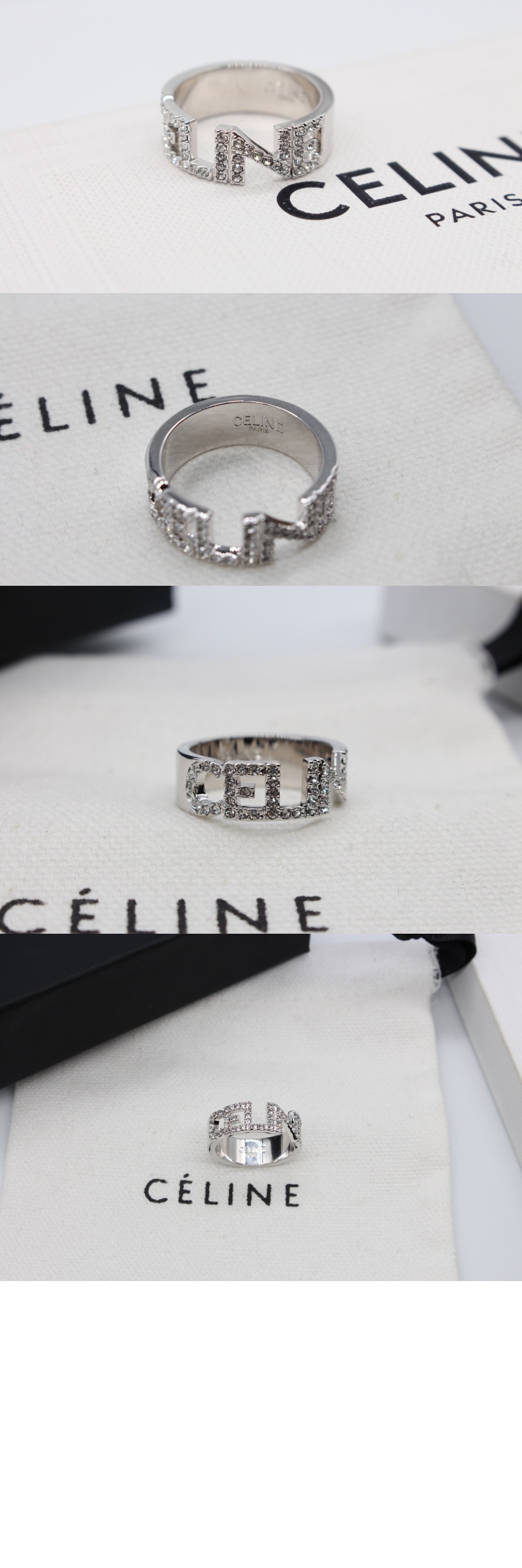 셀린느 모노크롬 반지 460YT6