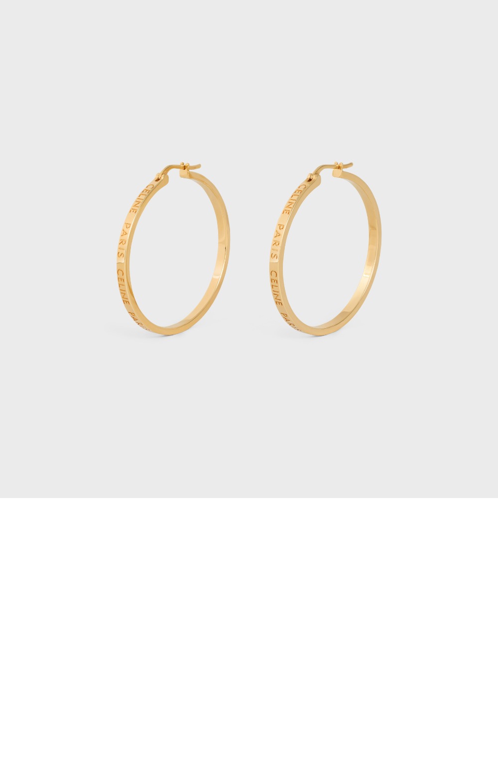 셀린느 라지 후프 이어링 460XA6