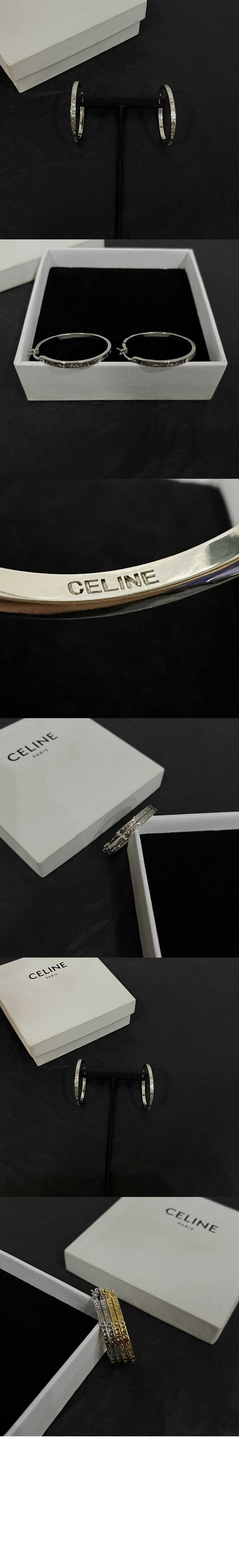 셀린느 라지 후프 이어링 460XA6